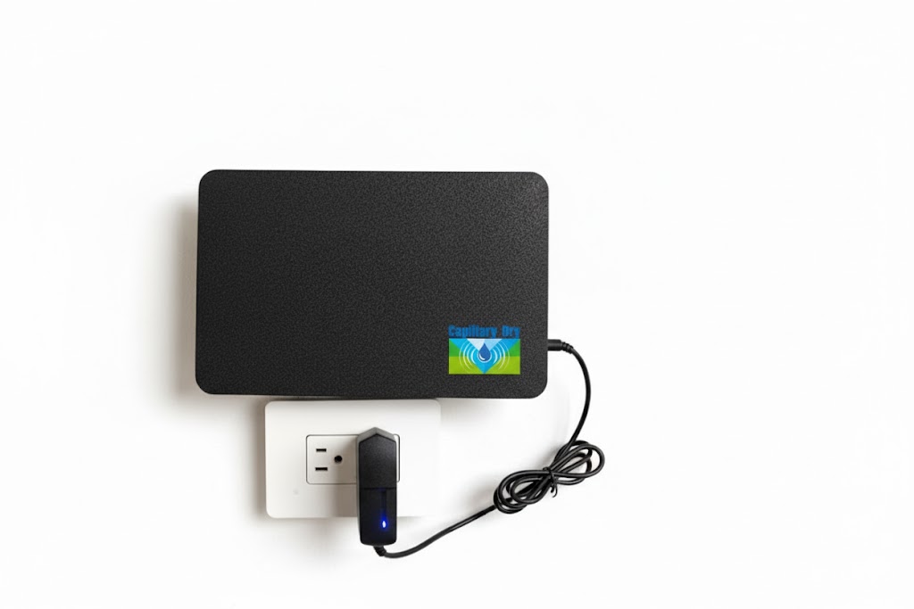 Dispositivo Capillary Dry instalado en pared 1